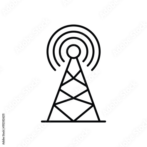 Antenna  vector icon