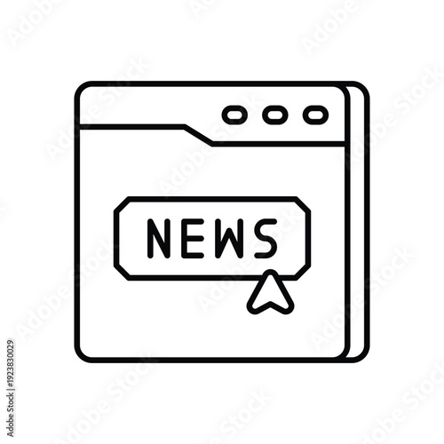 Browser  vector icon