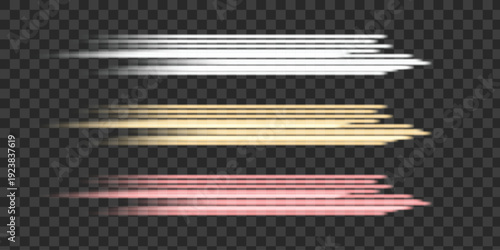 Light Trails Motion Graphics: A visual representation of motion and speed, featuring three colored light trails against a dark, dynamic backdrop, conveying energy and movement.