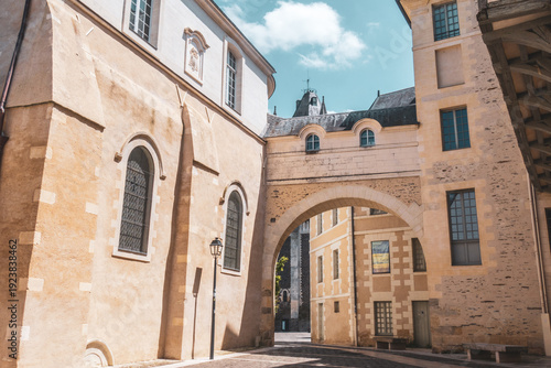 Houses in the old center of Angers city - France