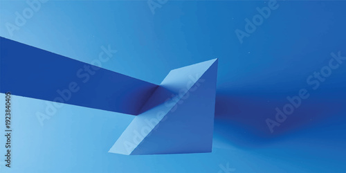A blue origami paper plane and folded bird soar over a vector art sea where a toy boat and vessel sail, symbolizing a business travel concept and creative aircraft design