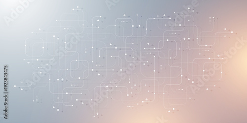 Motherboard technology circuit board background texture design. Creative idea AI banner concept for internet technology. Digital motherboard concept for poster, cover, banner, header, web template