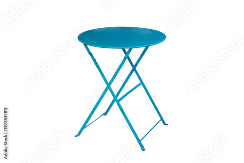 folding table isolated on a white background. outdoor furniture