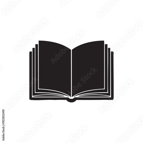 A minimalist illustration of a purple abstract shape against white