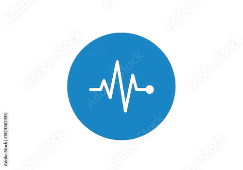 Free Download Heartbeat ECG line medical health icon isolated on transparent background - GFXLoad