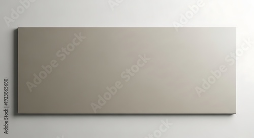 Wallpaper Mural Minimalist modern rectangular panel with neutral matte finish displayed against plain background Torontodigital.ca