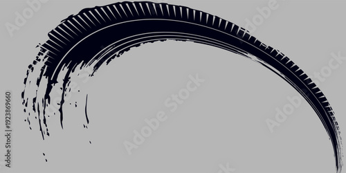 Black tire marks on road, Black rubber tire marks and tread marks, Tire trace track wheels texture and background, Auto tire tread grunge. Eps10