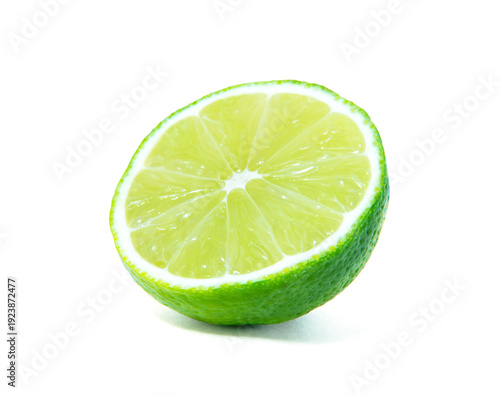 Wallpaper Mural Fresh lime isolated on white Torontodigital.ca
