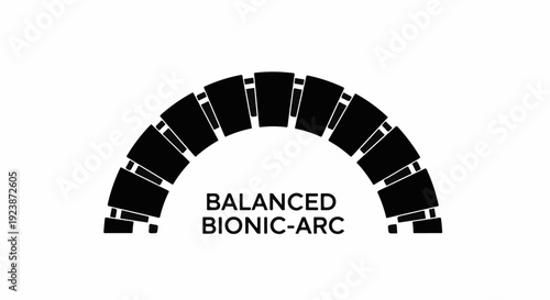 Sleek, modern bionic arc structure symbolizing engineering and innovation.