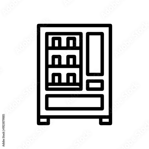Vending Machine Outline Icon