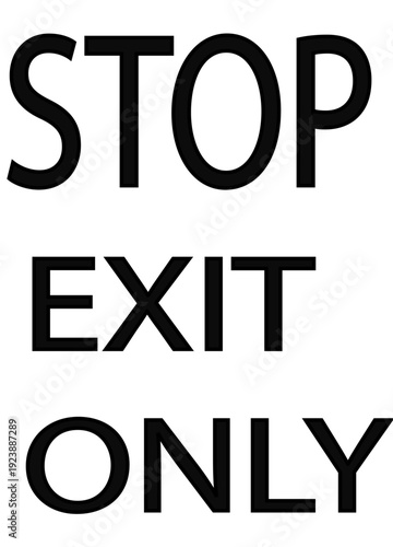 Stop Exit Icon.Vector icon prohibited from opening the exit door. Stop symbol and no exit access. Warning and information symbol icon for the general public. Vector illustration icons.