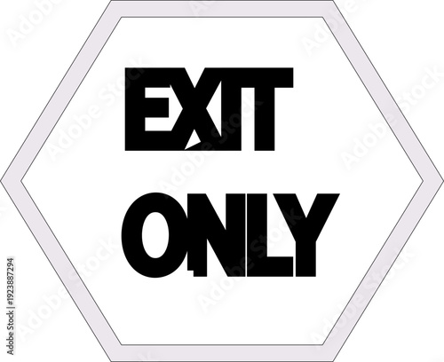 Stop Exit Icon.Vector icon prohibited from opening the exit door. Stop symbol and no exit access. Warning and information symbol icon for the general public. Vector illustration icons.
