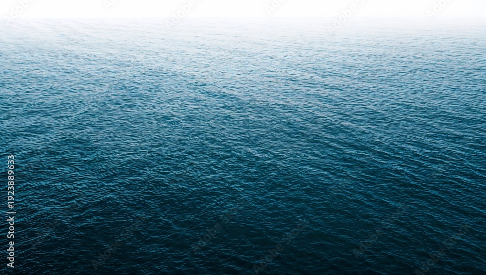 Obraz premium The vast expanse of the ocean. The gradient of the sea creates a captivating visual that symbolizes the depths of the water. 