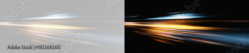 Φωτογραφία Futuristic cyberspace light with neon rays, abstract blue motion waves, glowing