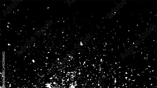 Dark black and white toned background with a distressed grunge overlay texture