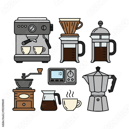 Coffee Brewing Methods Organized Collection