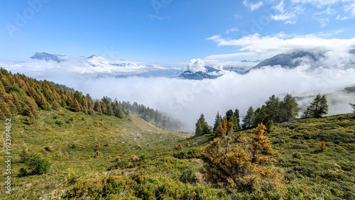 The Tour du Mont Blanc crosses France, Italy, and Switzerland, offering breathtaking views of glaciers, alpine passes, and the highest peak in the Alps.