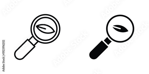 Botany icon graphic design vector symbols. Best for Graphics