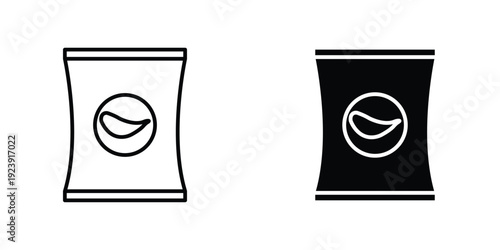Chips icon graphic design vector symbols. Best for Graphics