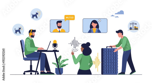 Optimizing Online Communication: Noise Cancellation & Soundproofing Solutions for Video Calls, Podcasts, and Remote Work