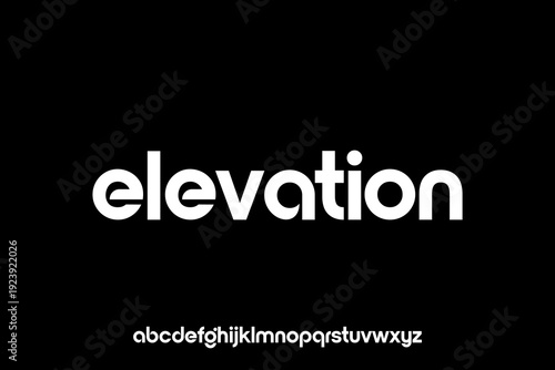 Modern lowercase sans serif font with rounded edges for creative projects.