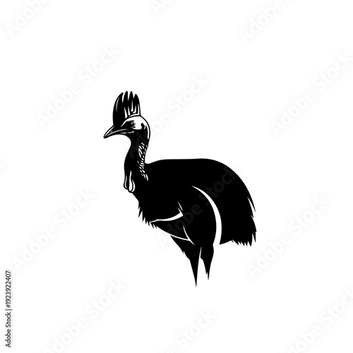 Minimalist icon representing a vector graphics file