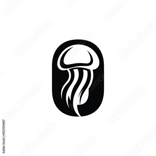 Illustration of jellyfish 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 in a black and white graphic
