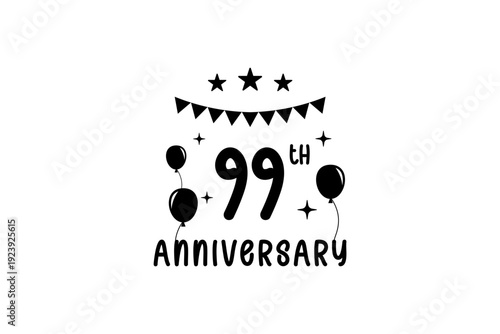 99th Anniversary Celebration Graphic Design.