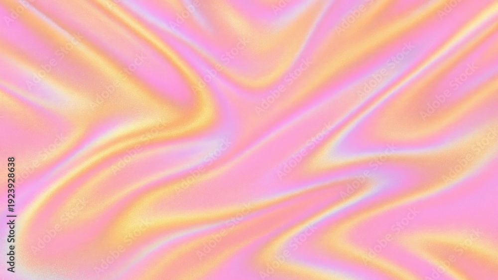 Fototapeta premium Vibrant iridescent abstract wave pattern desktop wallpaper