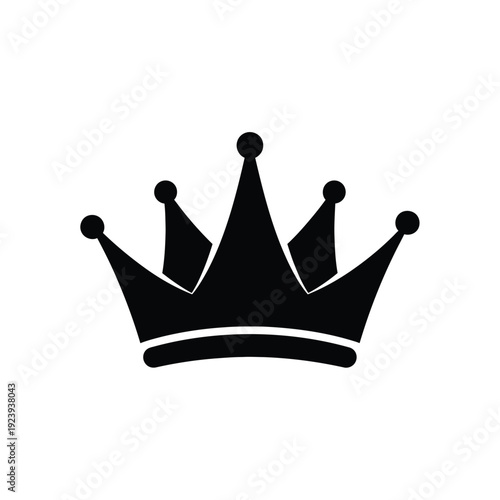 Black crown king queen royalty symbol