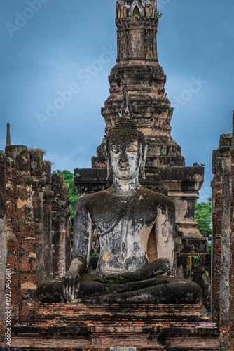 Wallpaper Mural Buddha at historical park ot the town of Sukhotai ,in Thailand Torontodigital.ca