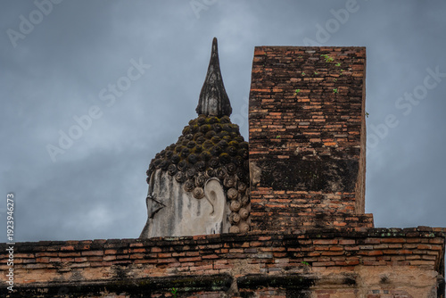 Wallpaper Mural Buddha at historical park ot the town of Sukhotai ,in Thailand Torontodigital.ca