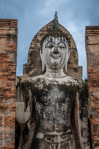 Wallpaper Mural Buddha at historical park ot the town of Sukhotai ,in Thailand Torontodigital.ca