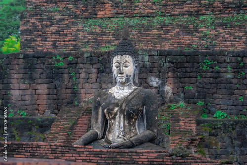 Wallpaper Mural Buddha at historical park ot the town of Sukhotai ,in Thailand Torontodigital.ca