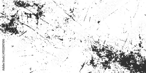 Urban scratched grunge texture background with worn damage effect dust particles rough industrial concrete surface monochrome grunge overlay.