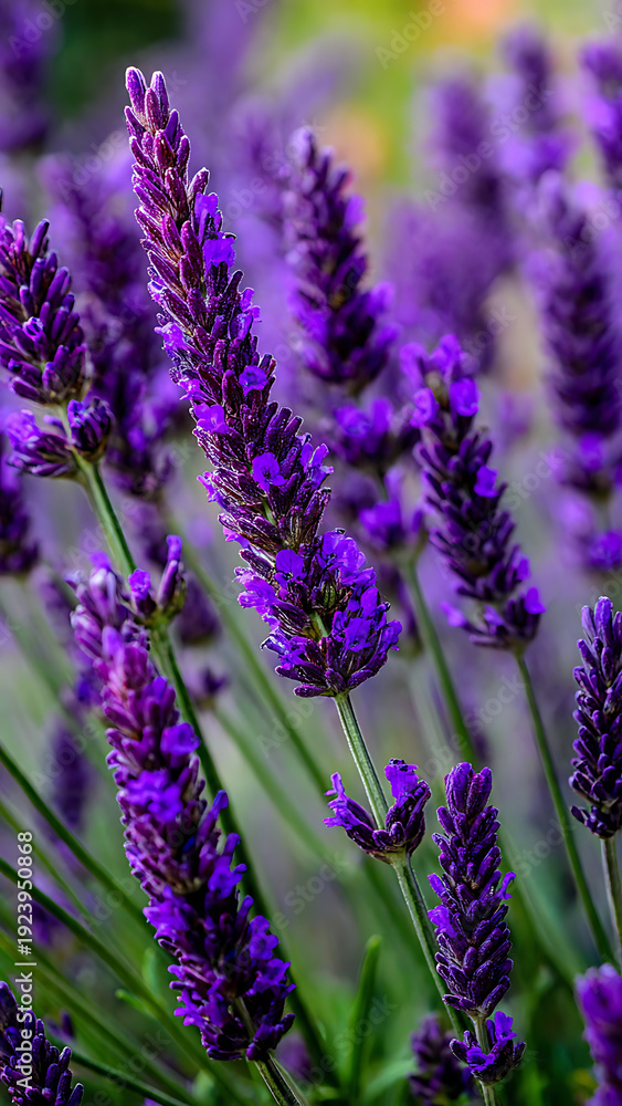 Fototapeta premium Beautiful Lavender Flower – Botanical Purple Floral Herb