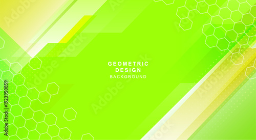 斜線と六角形で組み合わせた幾何学的な背景素材