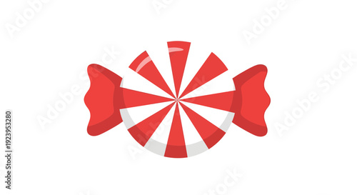 Candy illustration, vector style graphic, sweet treat design for food and confectionery.