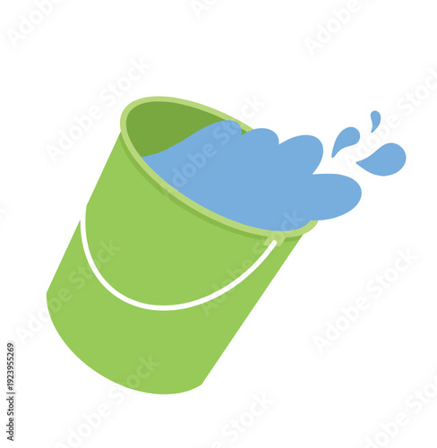 Water Bucket, Splashing Water, Songkran Bucket