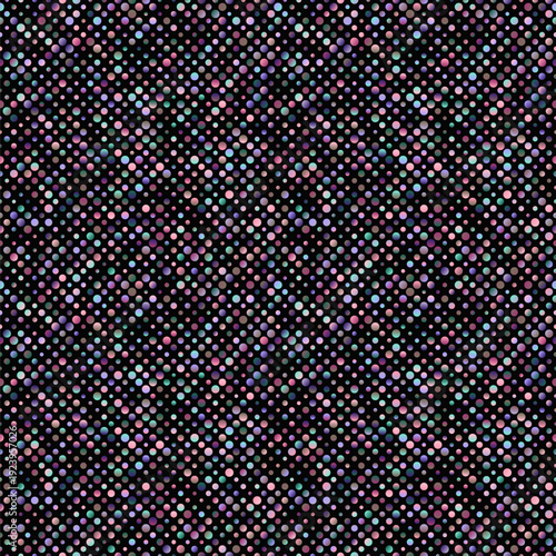 Gradient geometrical seamless circle pattern background - abstract vector design