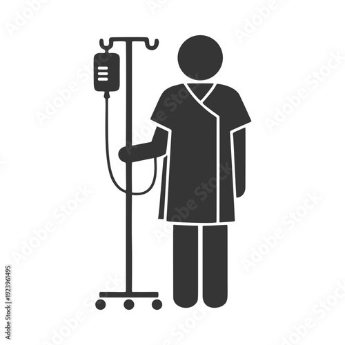 入院患者のシルエットアイコン