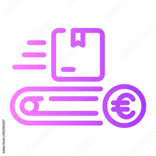 euro gradient icon