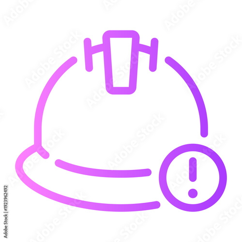 warning gradient icon