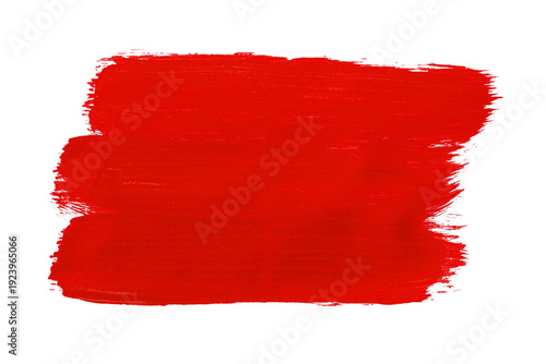 Wallpaper Mural Red watercolor background. Artistic hand paint. Isolated on transparent background. Torontodigital.ca