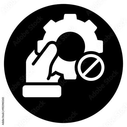 block glyph icon