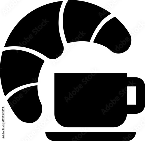 Croissant with Coffee