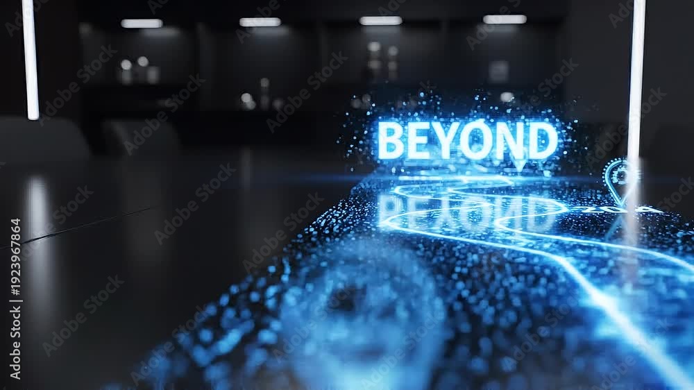 A glowing roadmap features milestones labeled 2026 and beyond ...
