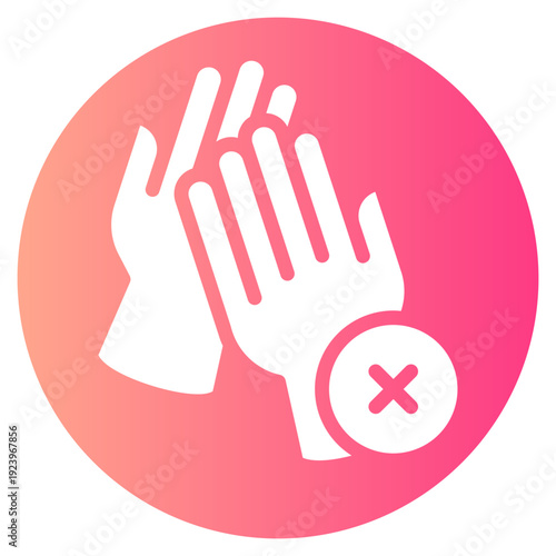 delete gradient icon