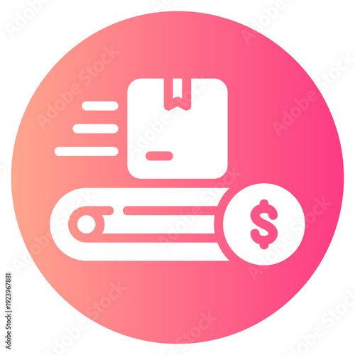 money gradient icon