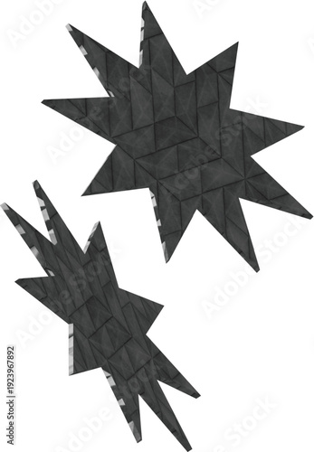 The color full 3d graphics design